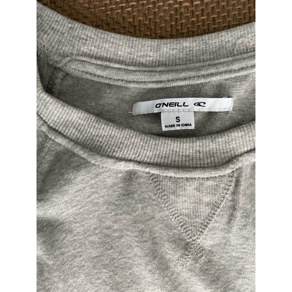 🌺 Heather Grey Sweatshirt Dress with Pockets - Picture 6 of 8